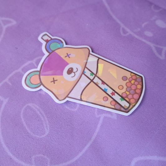 Stitches Villager Boba Sticker