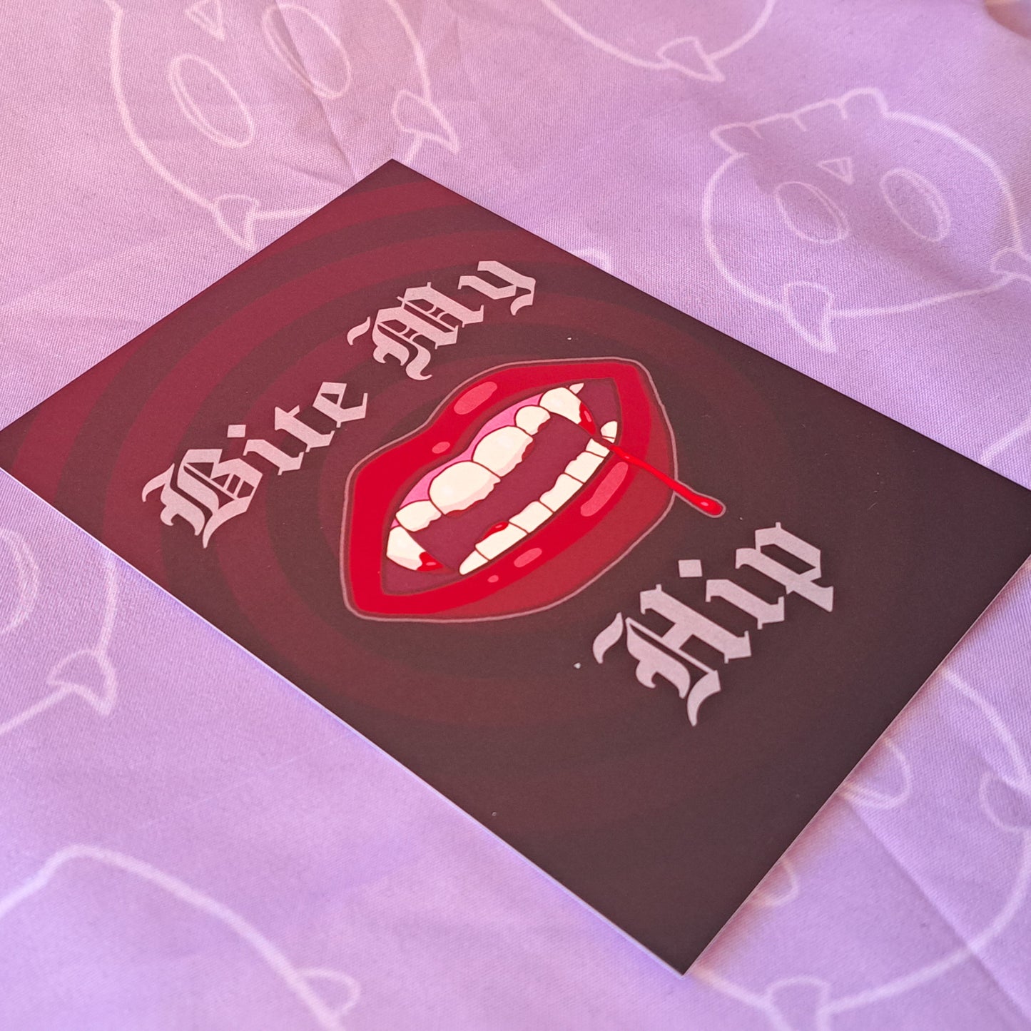 Bite My Hip Art Print