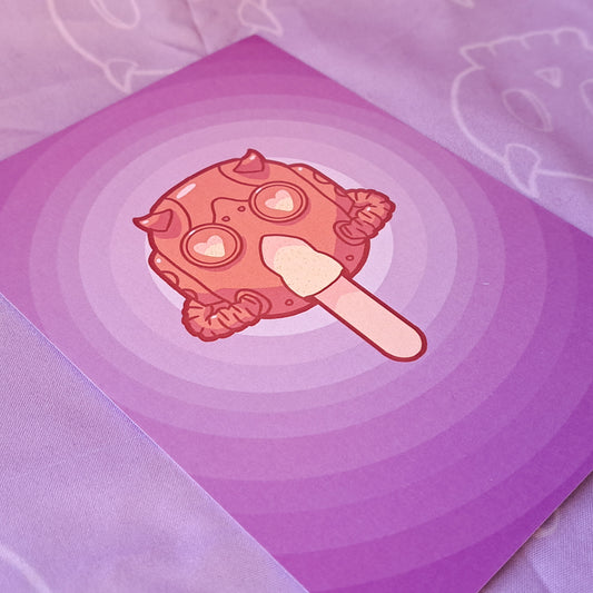 Ghoul Ice Cream Art Print