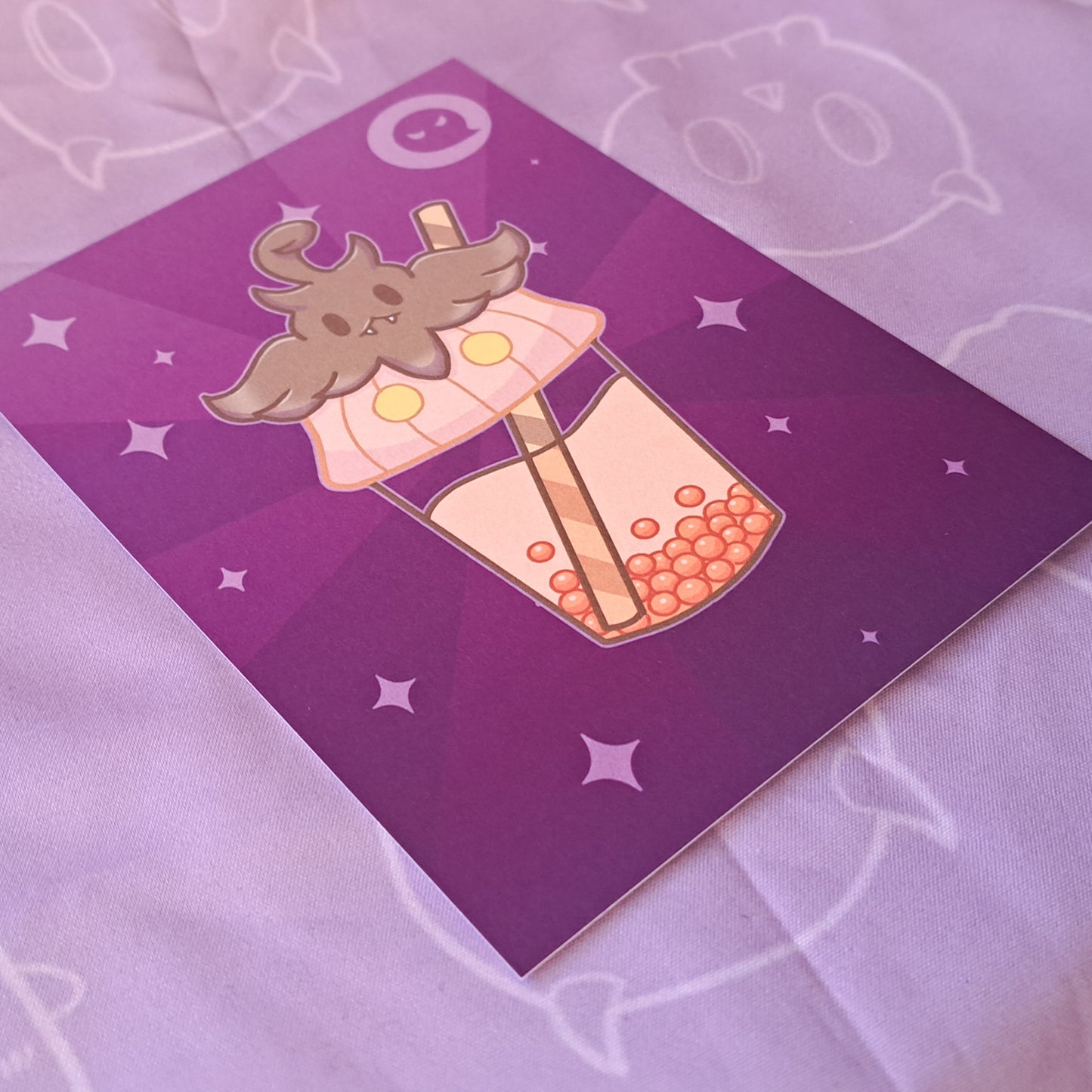 Pumpkaboo Boba Art Print