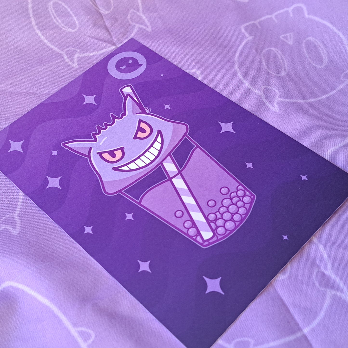 Gengar Boba Art Print