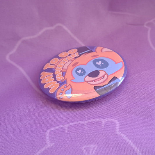FNAF Glamrock Freddy 58mm Button Badge