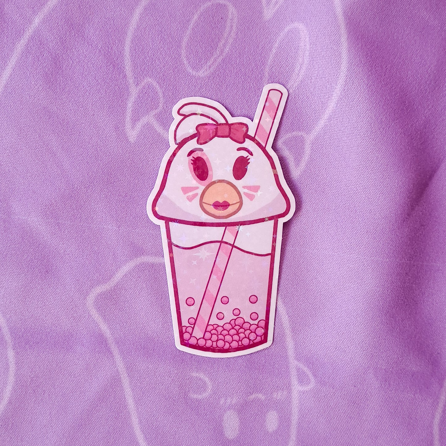 FNAF Glamrock Chica Boba Sticker