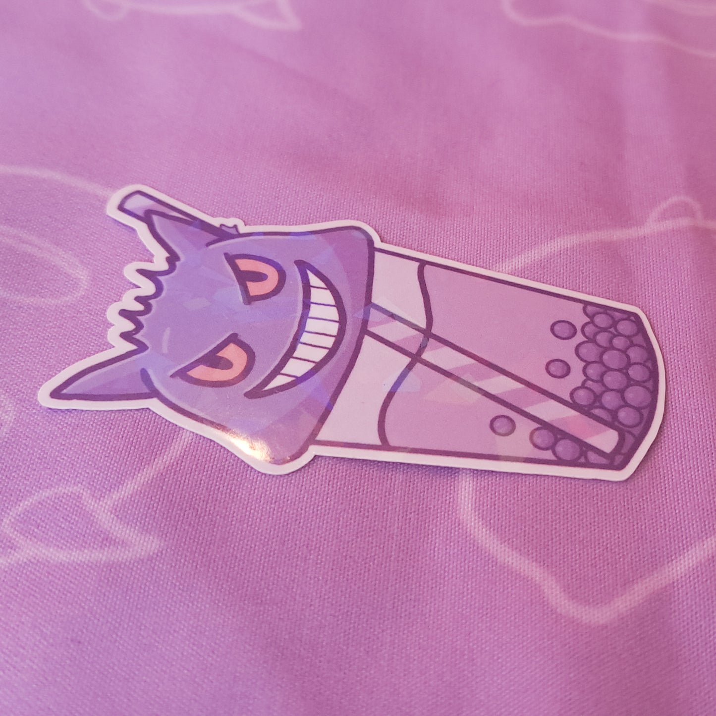 Pokemon Gengar Boba Sticker
