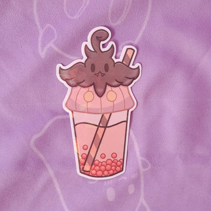 Pokemon Pumpkaboo Boba Sticker