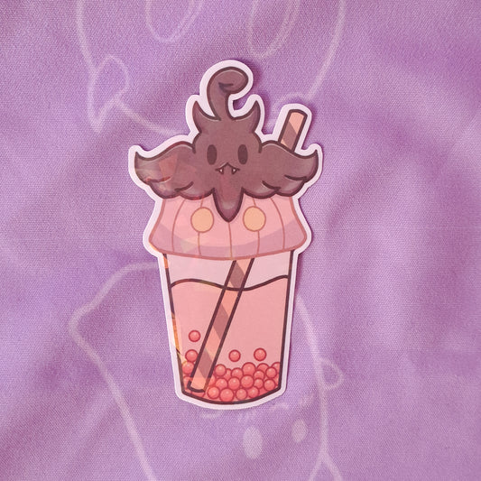 Pokemon Pumpkaboo Boba Sticker