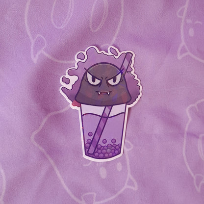 Pokemon Gastly Boba Sticker