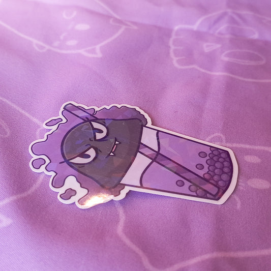 Pokemon Gastly Boba Sticker