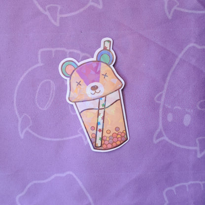 Stitches Villager Boba Sticker