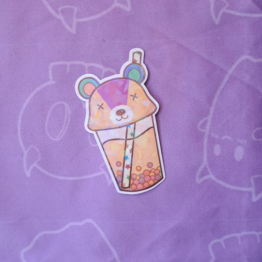 Stitches Villager Boba Sticker