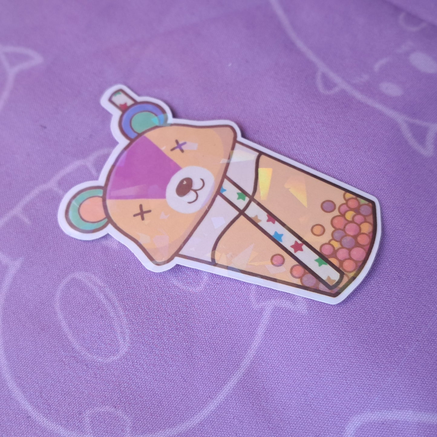 Stitches Villager Boba Sticker