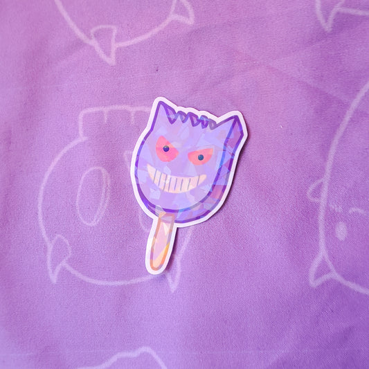Pokemon Gengar Popsicle Sticker