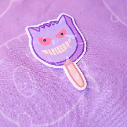 Pokemon Gengar Popsicle Sticker