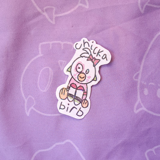 Chicka Birb FNAF Sticker