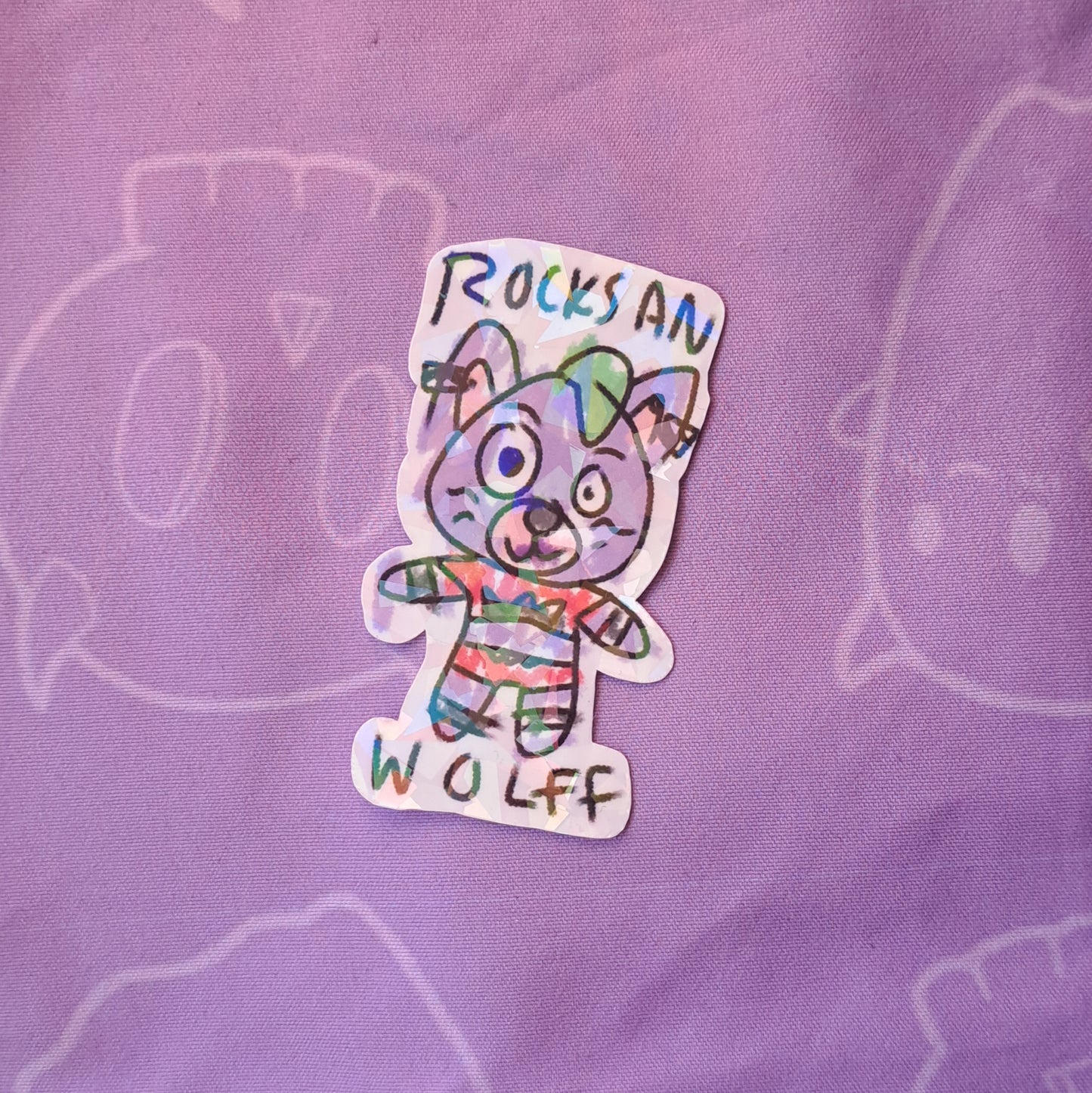 Rocksan Wolff FNAF Sticker