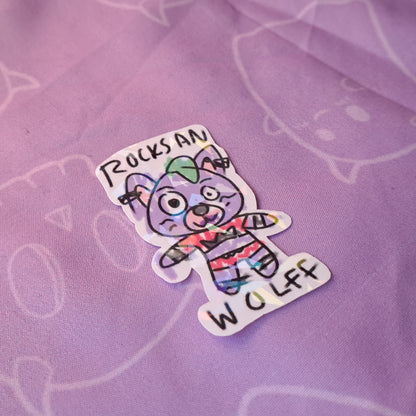 Rocksan Wolff FNAF Sticker