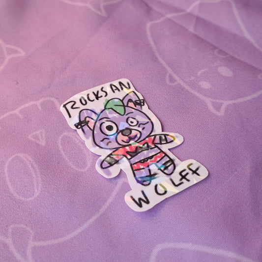 Rocksan Wolff FNAF Sticker