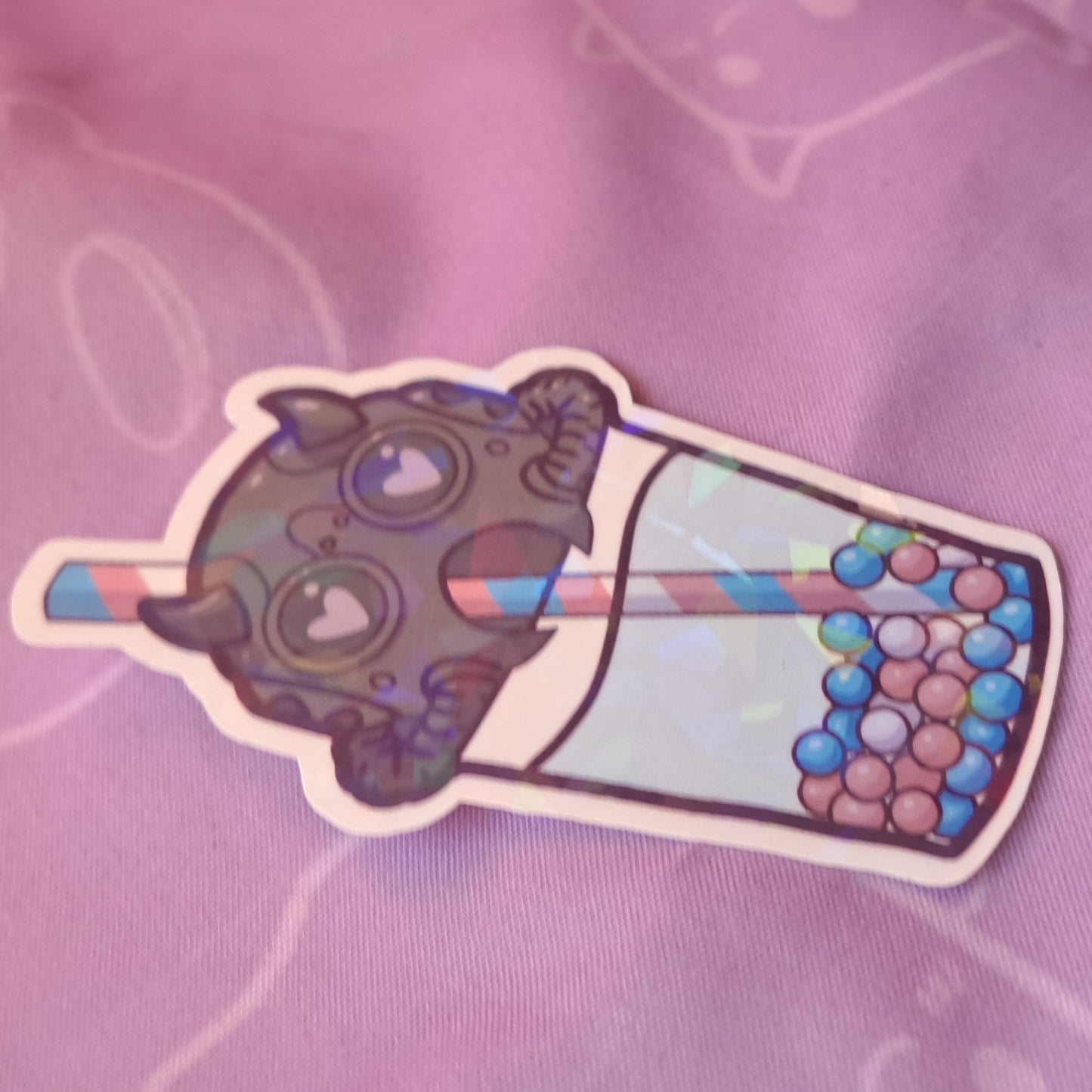 Trans Ghoul Boba Sticker