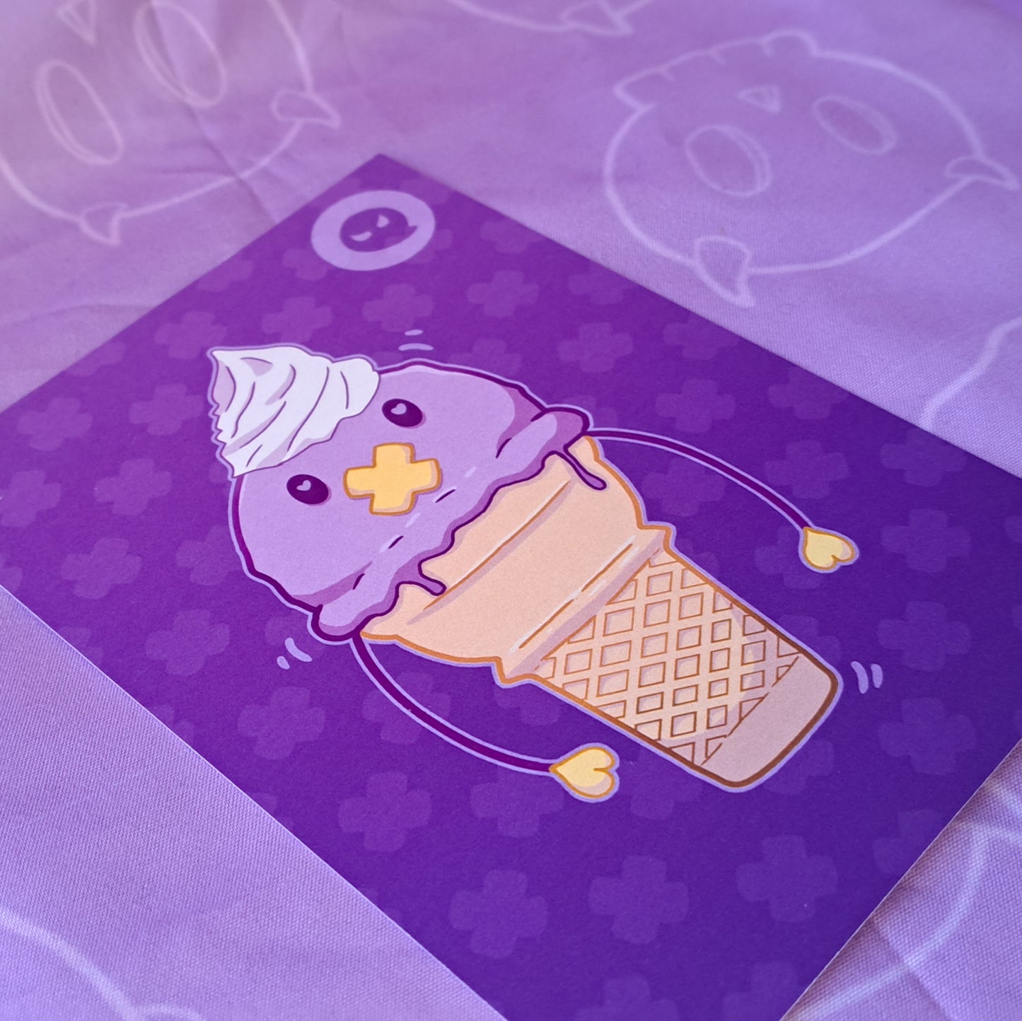 Drifloon Ice Cream Art Print