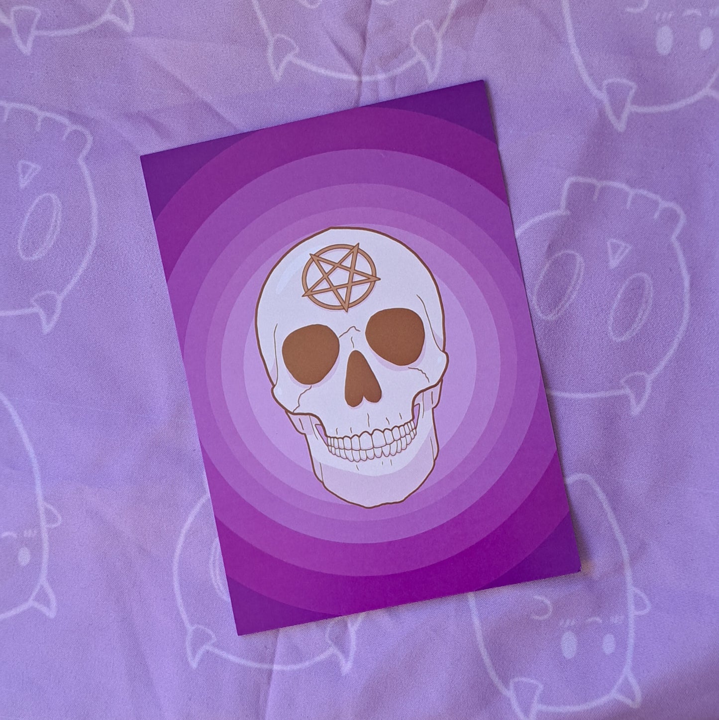 Skeleton Skull Art Print