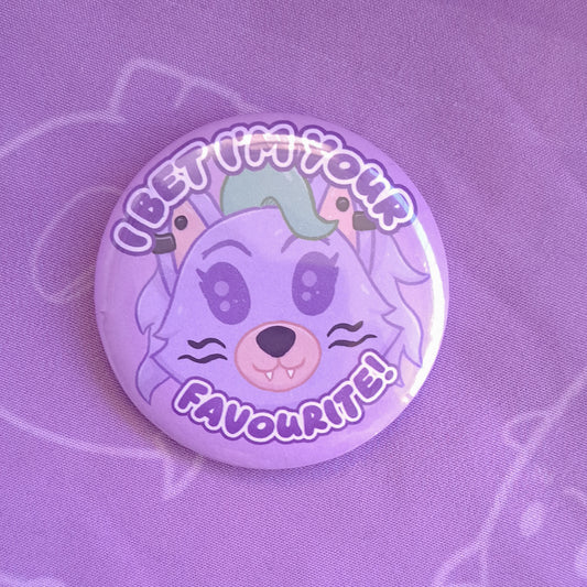 FNAF Glamrock Roxy 58mm Button Badge