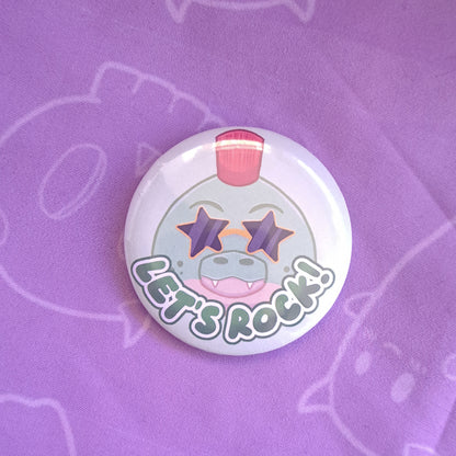 FNAF Glamrock Monty 58mm Button Badge