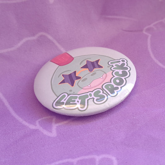 FNAF Glamrock Monty 58mm Button Badge