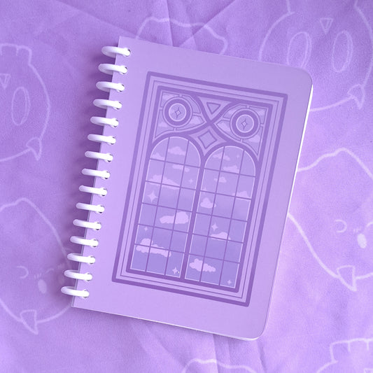Gothic Window Dotted Notebook