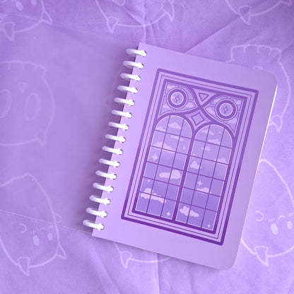 Gothic Window Dotted Notebook