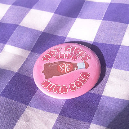 Nuka Cola 58mm Button Badge