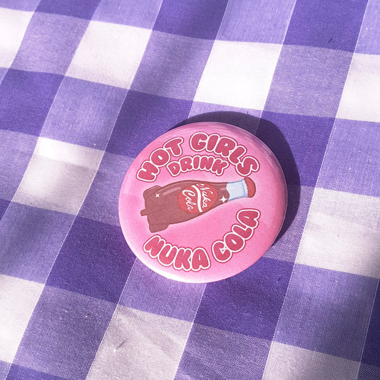 Nuka Cola 58mm Button Badge