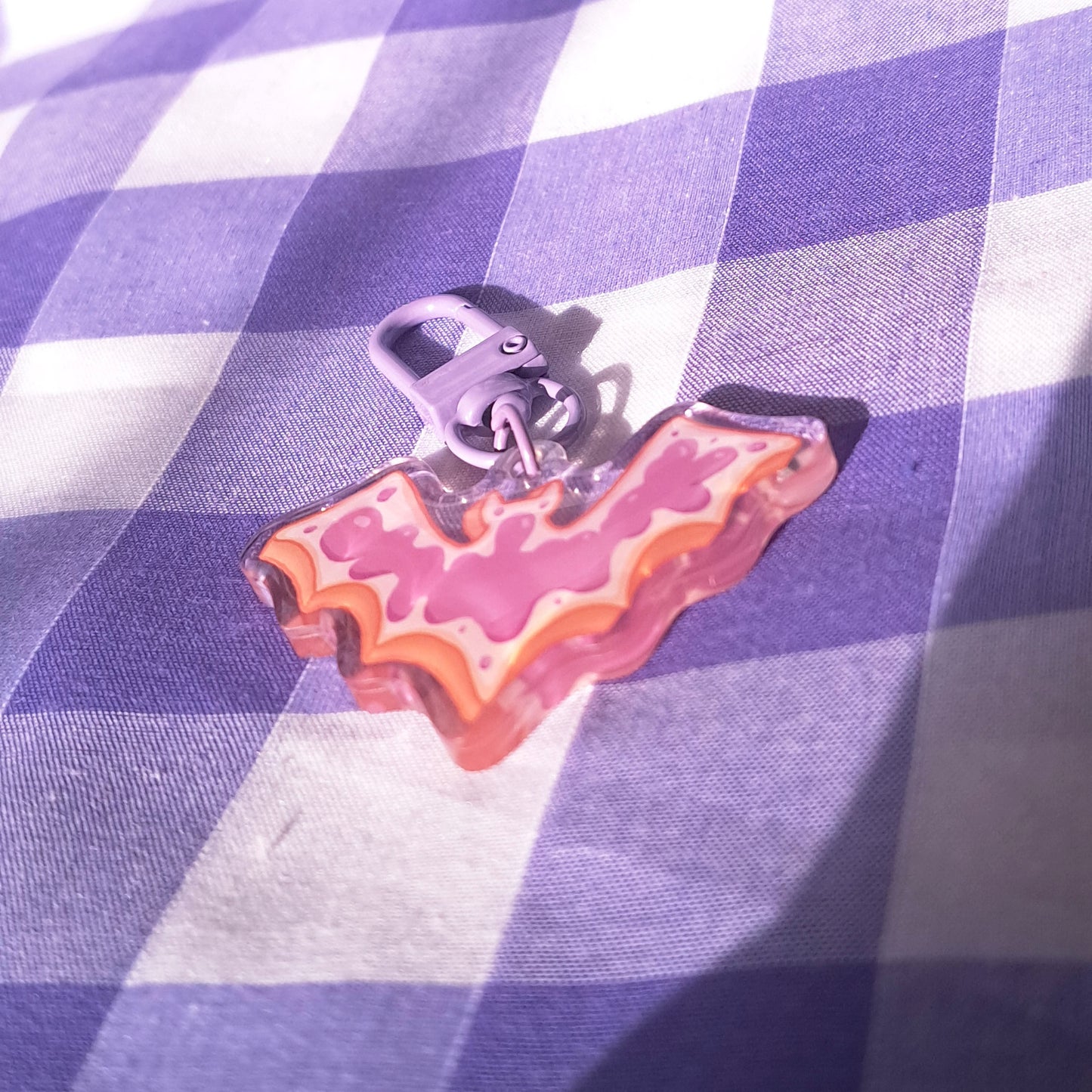 Bat Toast Keychain