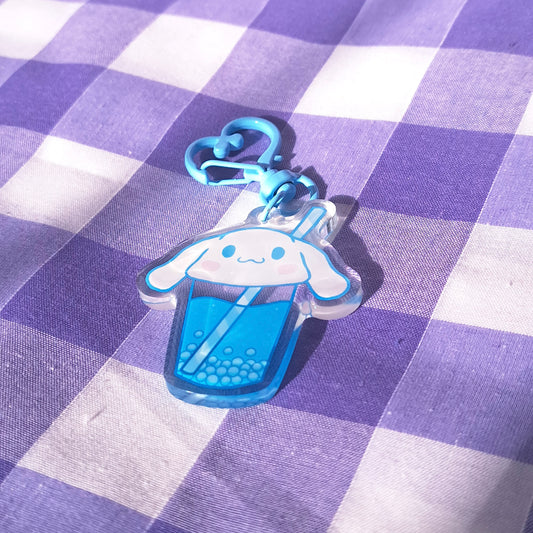 Cinnamoroll Boba Keychain