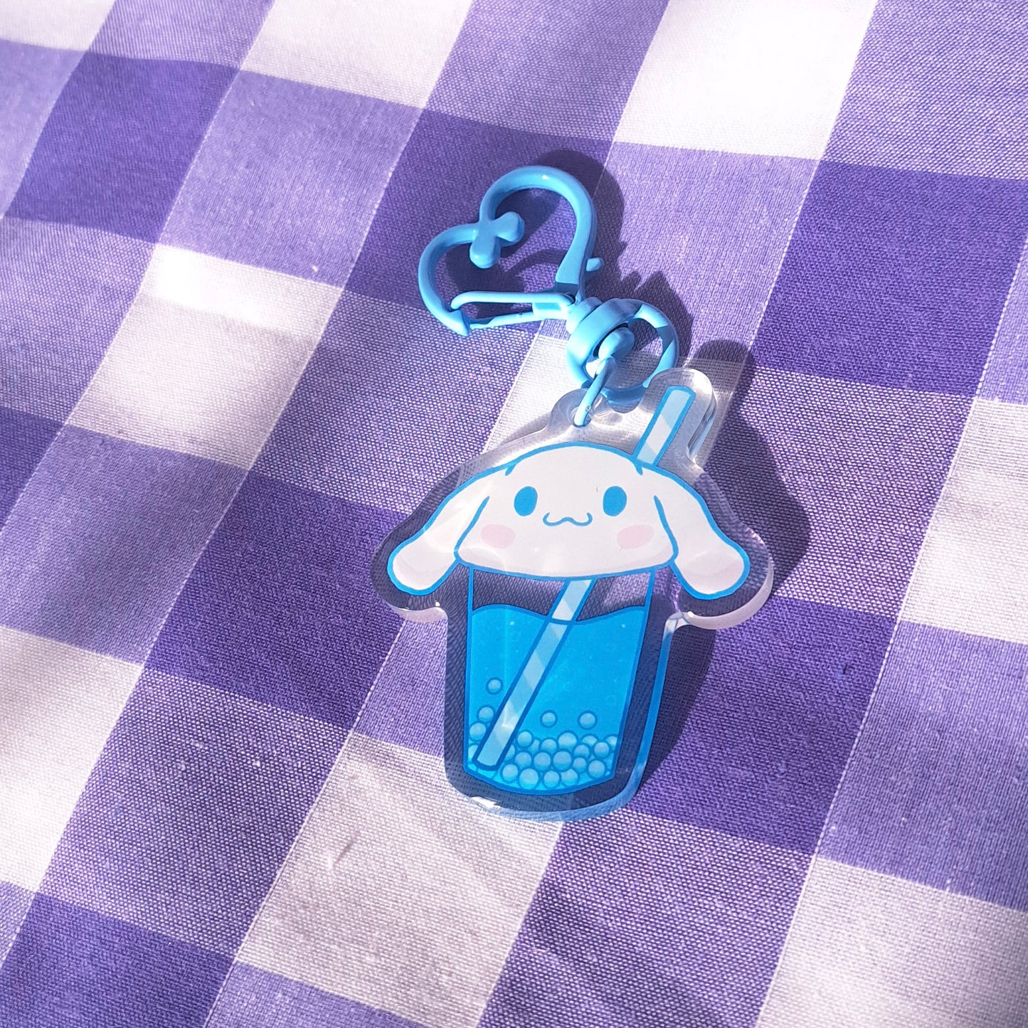 Cinnamoroll Boba Keychain