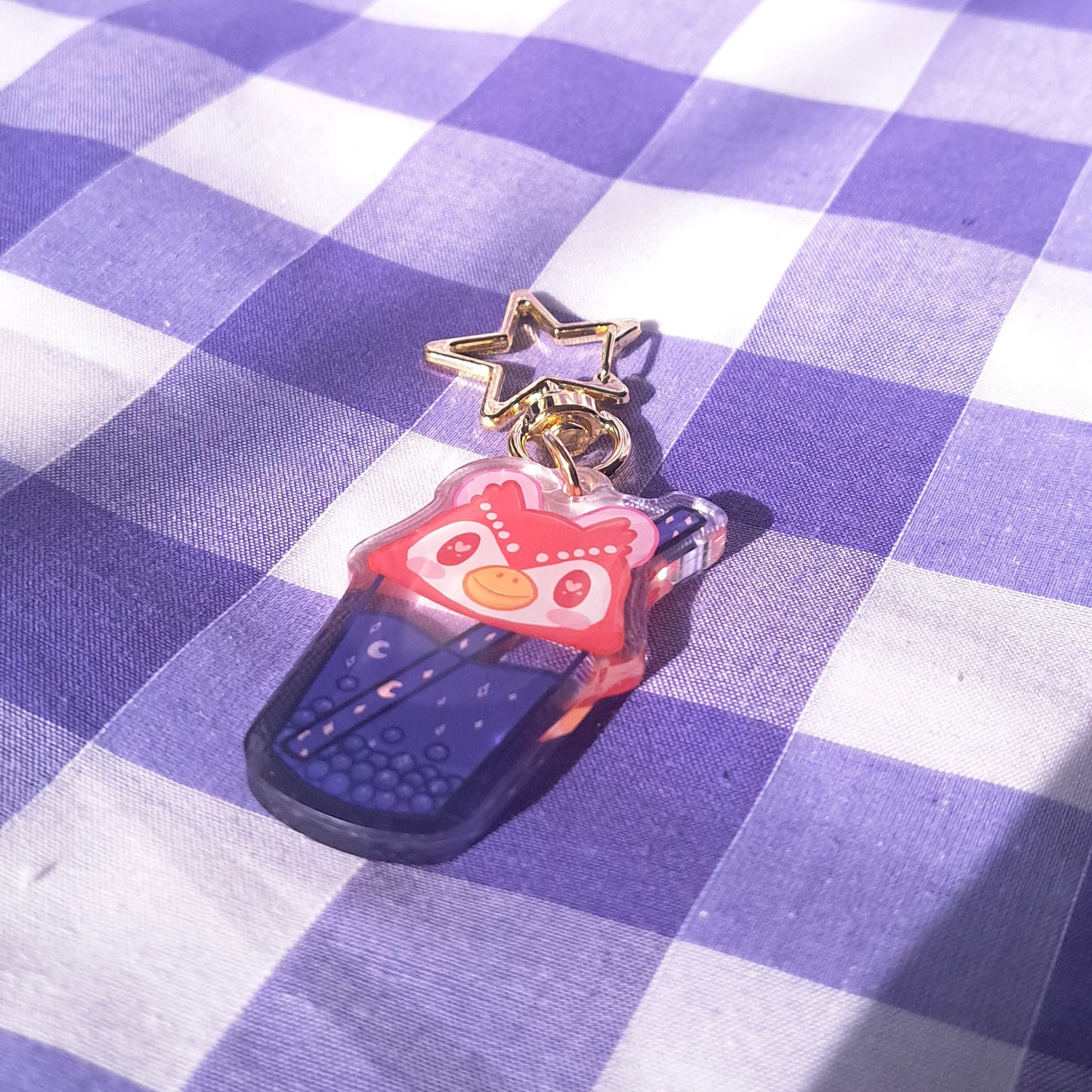 Celeste Boba Keychain